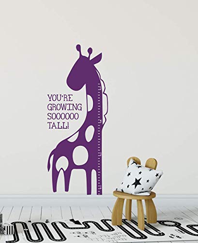 Baby Shower Growing So Tall Giraffe Height Chart Decor