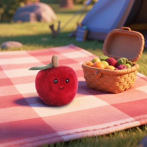 Apricot Lamb Plush Sweet Apple Toy