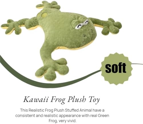 Giant Frog Plush Pillow Toy for Kids