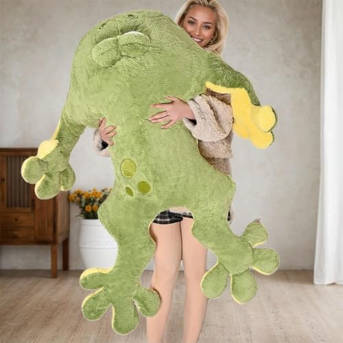 Giant Frog Plush Pillow Toy for Kids 1