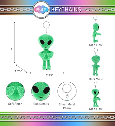 DolliBu Alien Plush Keychain Toy