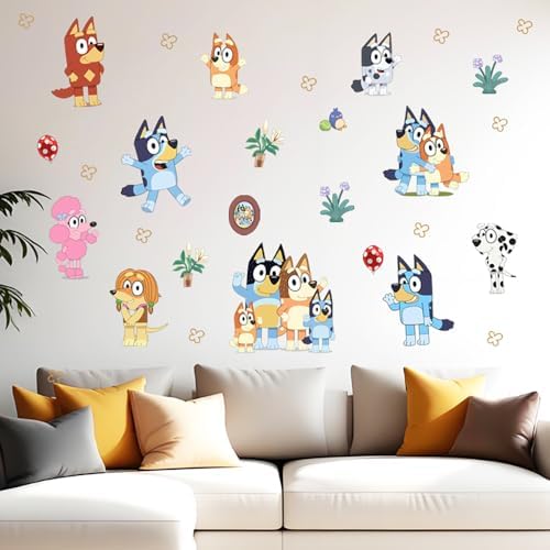 DERUN Trading Wall Decals Cute Poodle Stickers