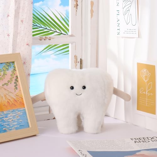 Apricot Lamb Plush Stuffed Tooth Toy for Kids