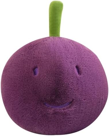 Grape Plush Pillow for Kids Adults