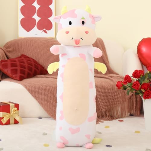 MorisMos Glow in the Dark Cow Pillow