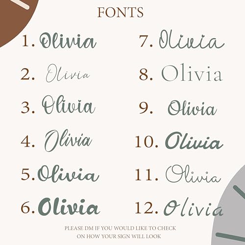 Personalized Wooden Name Sign for Nursery