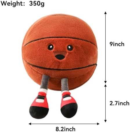 Funny Basketball Ball Pillow with Legs