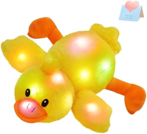 Glow Guards 12 Inch LED Duck Plush Pillow