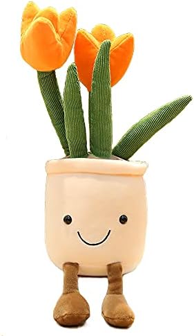 Tulip Plush Toy 13 Inch Huggable Flower Pillow Doll
