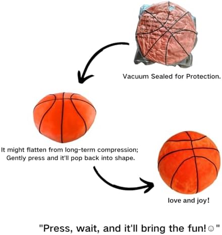 T Play Basketball Plush Pillow for Boys