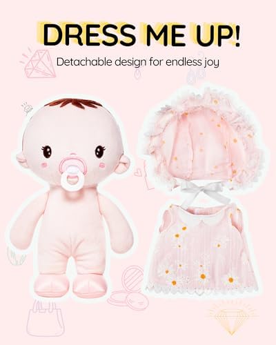 Soft Baby Doll Toy for 1 Year Old Girl