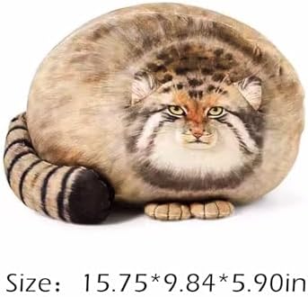 Pallas Cat Plush Body Pillow for Kids