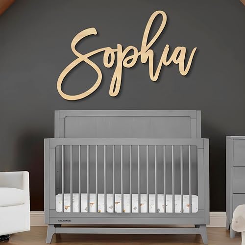 Woodland Wooden Name Sign for Nursery Wall Decor