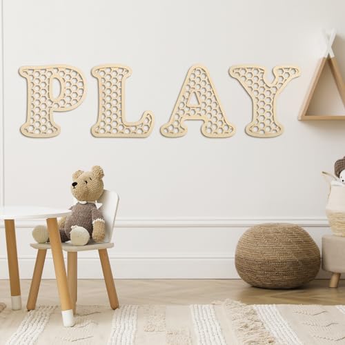 RattanView Wooden Letters Wall Decor Set
