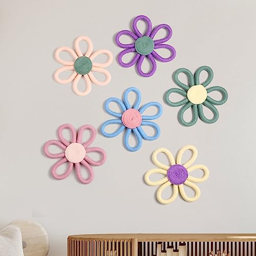 Ripeng 6 Pcs Boho Wall Decor for Girls