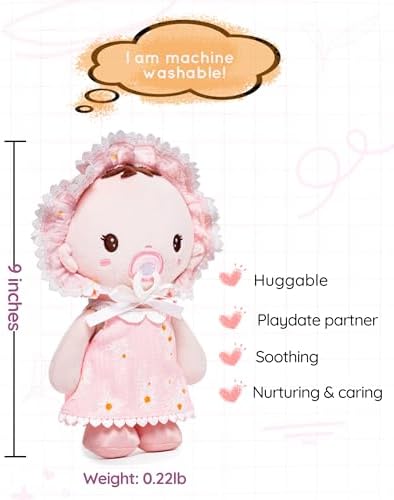 Soft Baby Doll Toy for 1 Year Old Girl