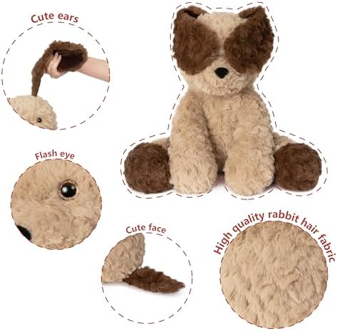 Niuniu Daddy 14 Inch Weighted Plush Dog