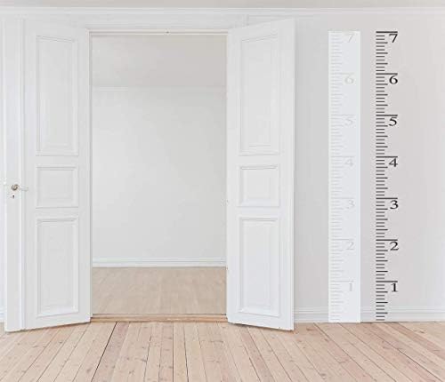 Onwon 7 Feet Growth Chart Stencil Scale Template for Kids Wall Art
