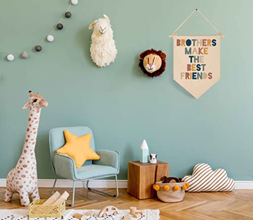 Brothers Make Best Friends Pennant Flag Decor
