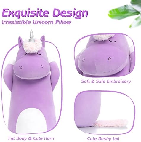 MorisMos Big Unicorn Body Pillow