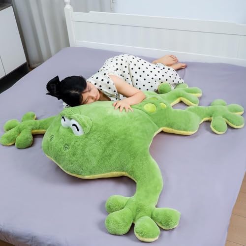 Giant Frog Plush Pillow Toy for Kids 1
