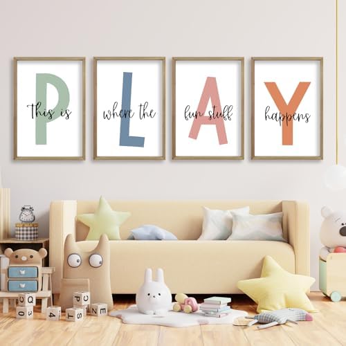 This Is Where The Fun Stuff Happens Wall Art Set