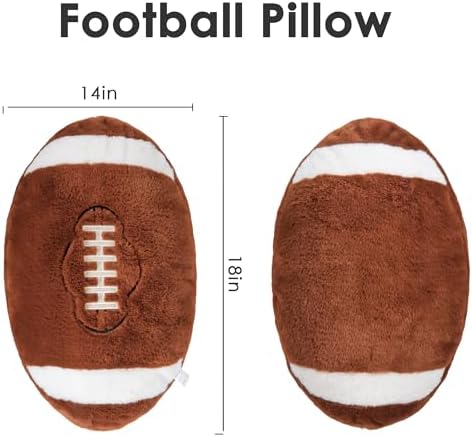 Wepop 18in Football Plush Pillow