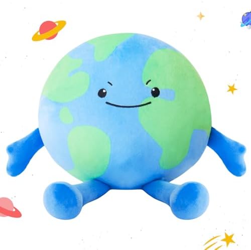 Earth Plush Pillow for Kids and Astronomy