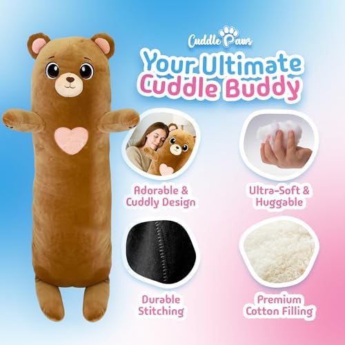 Cuddle Paws Bear Plush Pillow