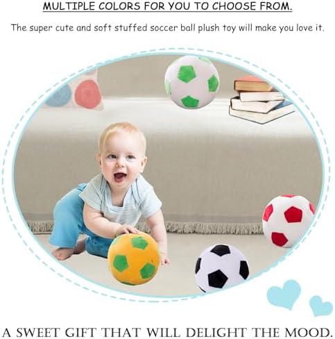 Plush Soccer Ball Stuffed Toy for Kids