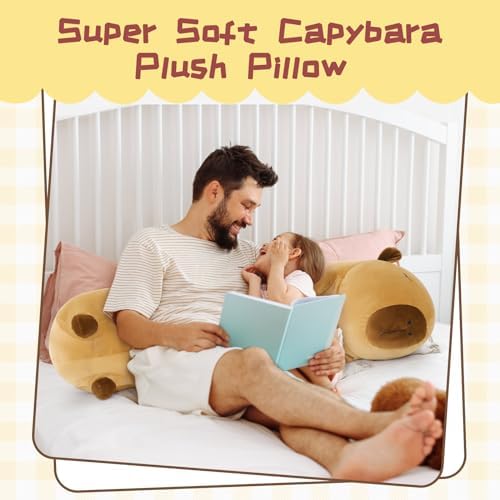 Tezituor Long Capybara Plush Pillow