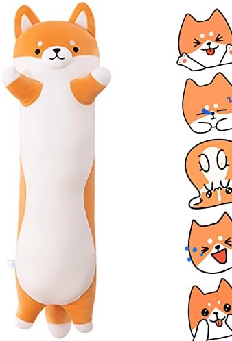 Shiba Inu Plush Pillow Toy for Kids and Adults