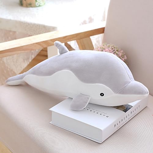 Levenkeness Dolphin Plush Hugging Pillow 1