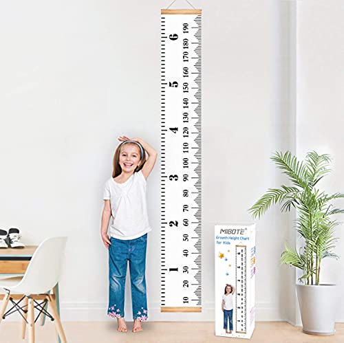 Mibote Baby Growth Chart Wall Decor