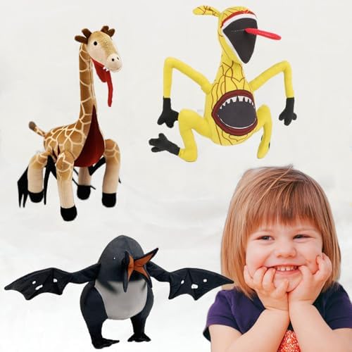 Zoochosis Plush Figures Giraffes and Penguins Dolls