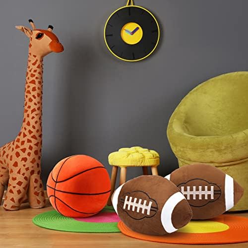 HyDren 2 Pc Plush Football Pillows