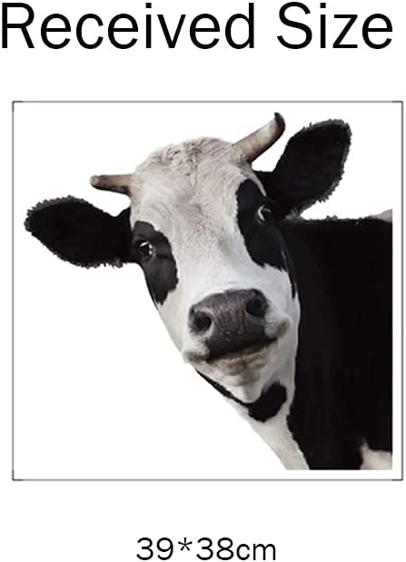 Cute Cow Window Decals for Farmhouse Decor