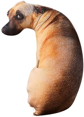 Realistic Dog Plush Pillow for Kids and Dog Lovers