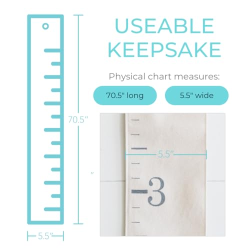 Canvas Growth Chart Ruler for Kids
