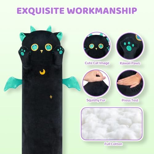 Mewaii Long Cat Plush Body Pillow