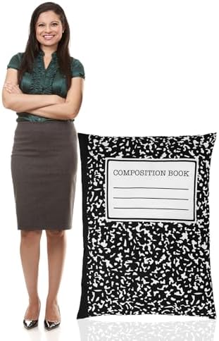 30 Inch Composition Notebook Throw Pillow