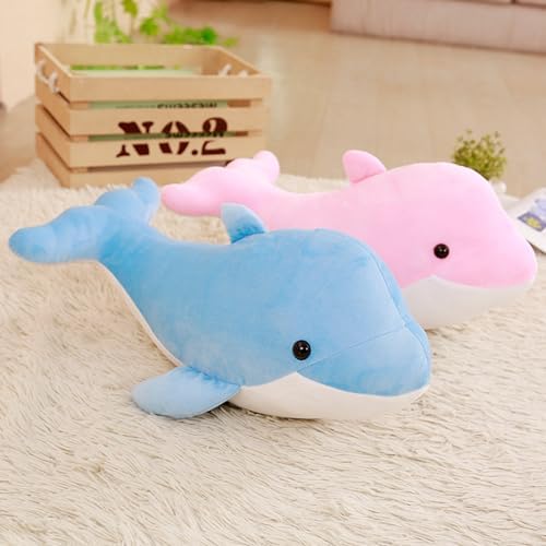 Dolphin Plush Pillow for Kids and Adults
