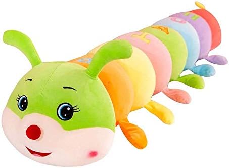 Multicolor Caterpillar Plush Hugging Pillow