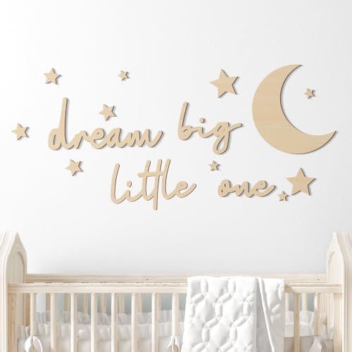 15 Pcs Wooden Nursery Wall Decor Set