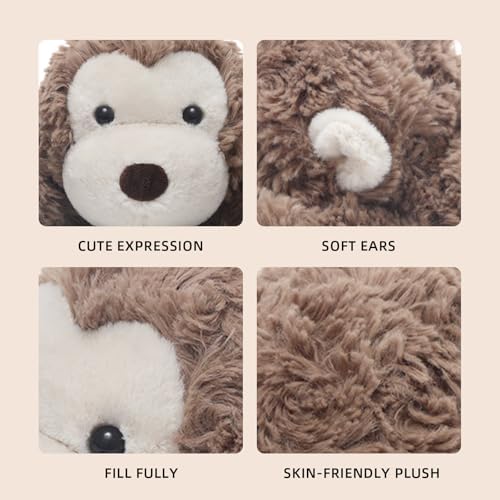 Soft Monkey Plush Pillow Stuffed Animal Toy