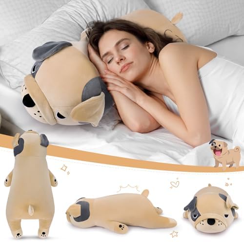 Auspicious Beginning 30 Inch French Bulldog Plush Pillow