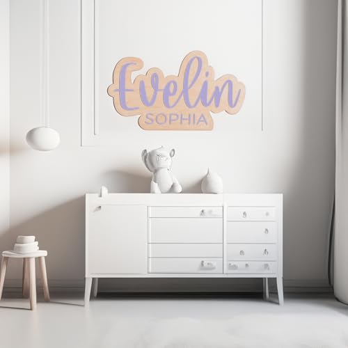 Custom Wooden Baby Name Sign