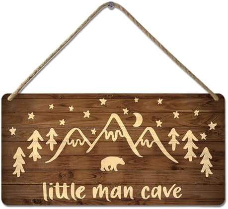 Little Man Cave Sign for Baby Boys