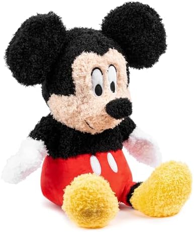 Jay Franco Disney Plush Pillow Buddy - Mickey Mouse 15 Inches Black