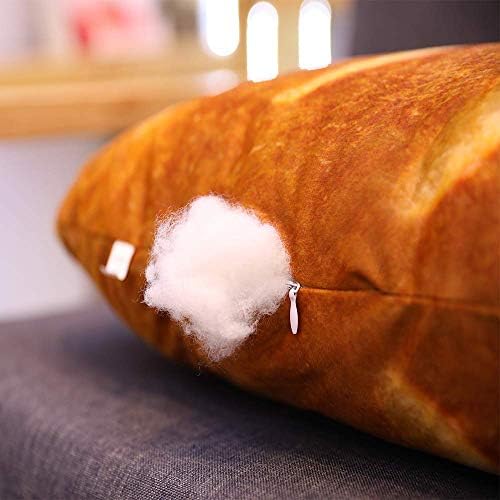 Levenkeness 3D Toast Bread Plush Pillow